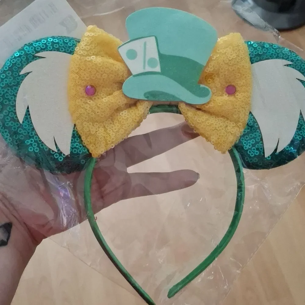 Disney Alice in Wonderland Mad Hatter Ears